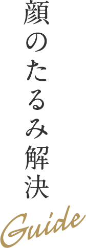 顔のたるみ解決Guide